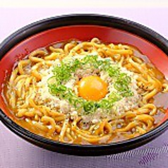 釜玉チーズカレーうどん / 天ざるうどん