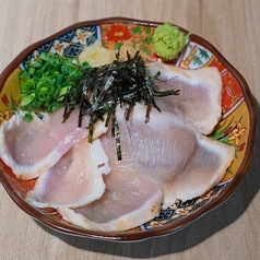 鶏ムネタタキ(わさび醤油)