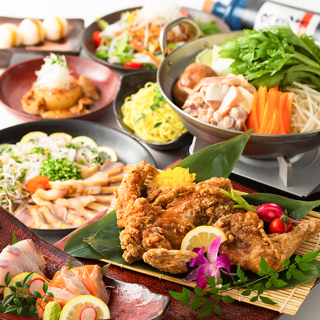 お好きなメインが選べる！飲み放題付きコースは3500円～ご用意！飲み会,女子会に◎
