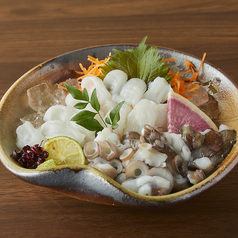 『兵庫』活きタコ薄造り