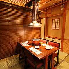 お履き物を脱いでおくつろぎいただけます。