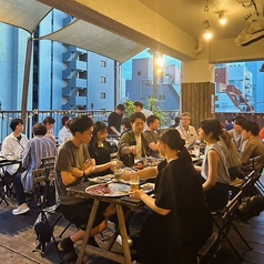 人気！！夏にはビアガーデン