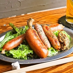 ビアソーセージ4種の盛り合わせ