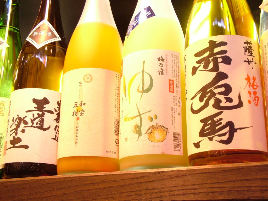 年間に1度だけ生産される超レアな梅酒もあります！気になる人はスタッフまで聞いてみてね♪