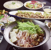 人気の鍋は、長州鶏とむつみ豚の二種類からお選びいただけます