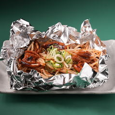 味噌ホルモン炒め