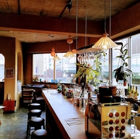 テラスのような解放感