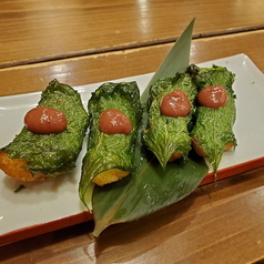 山芋の梅しそ揚げ