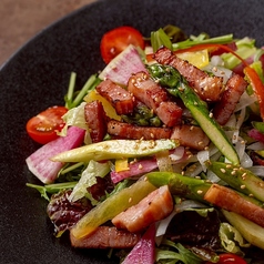 ベーコンとアスパラサラダ