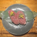 料理メニュー写真 淡路和牛のリブロース　肉寿司
