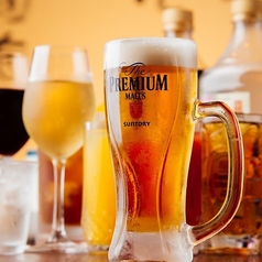単品飲み放題も充実！宴会コースにも飲み放題付きでお得