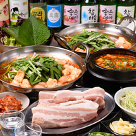 本場の味を！釜山で名物の料理など本格韓国料理が多数！
