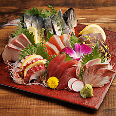 刺身三点盛り