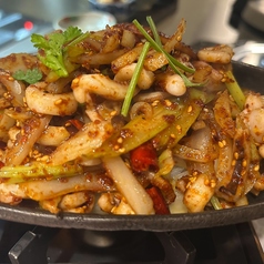 イカの鉄板焼き