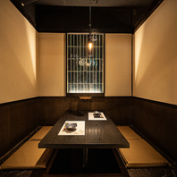 雰囲気も自慢の少人数様向け個室◎