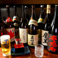 【お料理に合う◎】こだわりの日本酒や焼酎。