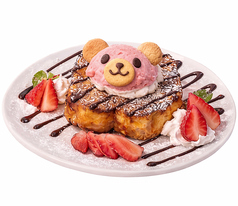 ふわふわ！苺のフレンチトースト
