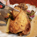 料理メニュー写真&nbsp;百日鷄の半身揚げ
