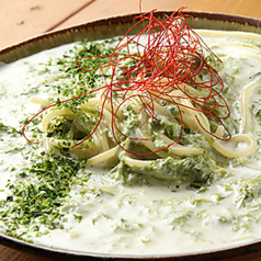 あおさのクリームパスタ