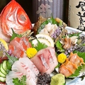 料理メニュー写真&nbsp;必食！魚貝の刺身ものっそ盛り！