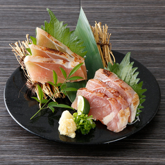 軍鶏生ハム刺身風