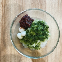 宇治金時ふわふわかき氷