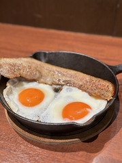 自家製ベーコンステーキegg
