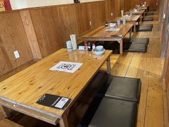 最大30名前後まで可能な掘りごたつ席です。