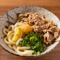 料理メニュー写真&nbsp;讃岐名物牛肉のぶっかけうどん（温・冷）