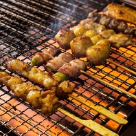 ぷるぷるホルモン串など各種串焼きも多数ございます。