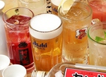 飲み放題メニュー豊富♪ノンアルコールも充実しているのでドライバーの方も安心して楽しめます★