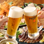 スカッとおいしいプレミアムモルツ♪海鮮料理と相性抜群！ドリンクの多さは自信があります☆