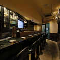 カウンター席のみとなっております。おひとり様でもお気軽にご来店下さい。