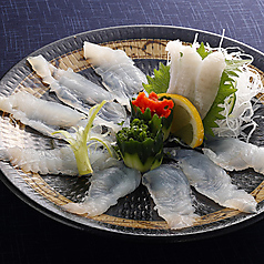 平目刺身 (薄造りも可)