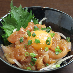 鶏ユッケ