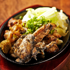 鶏ハラミとヤゲン軟骨の炭火焼き
