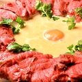 料理メニュー写真 和牛ローストビーフの肉ボナーラ　1人前