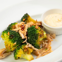 チキンとブロッコリーのペペロンチーノグリル