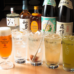 こだわりのビールと焼酎を準備しております！