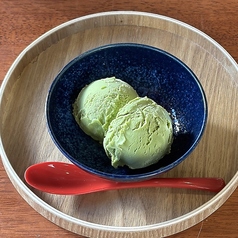 抹茶のアイスクリーム