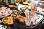 サムギョプサルと日韓の食の専門家が認めた本格韓国料理４０種以上が食べ放題のコース