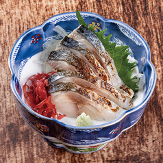 トロ〆鯖の炙り刺身