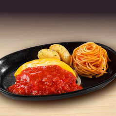 【牛100%】イタリアン宮ハンバーグ 180g　　ガーリックトマトソース付