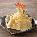 料理メニュー写真 大海老の天ぷら盛合せ