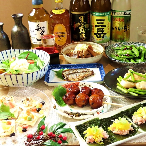 気軽に集える居酒屋。飲み放題付きコースあり！平日限定ハッピーアワー開催中！