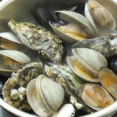貝・貝・貝！の豪快蒸し！！