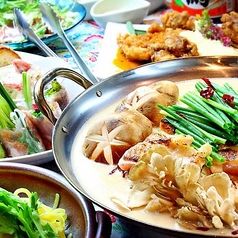 【2時間飲み放題付き】お肉2種盛り＆デザートなど全6品＆２H飲み放題　⇒5,500円（税込）