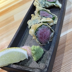 黒毛和牛天麩羅