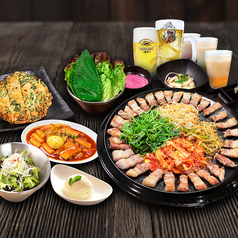 モダン韓食堂のコース写真