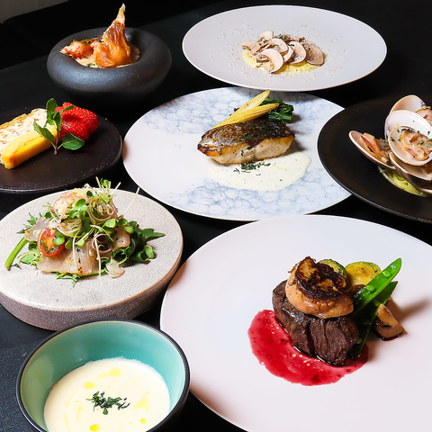 旬の味覚を生かした料理と上質な空気感で特別な時間を演出します◎